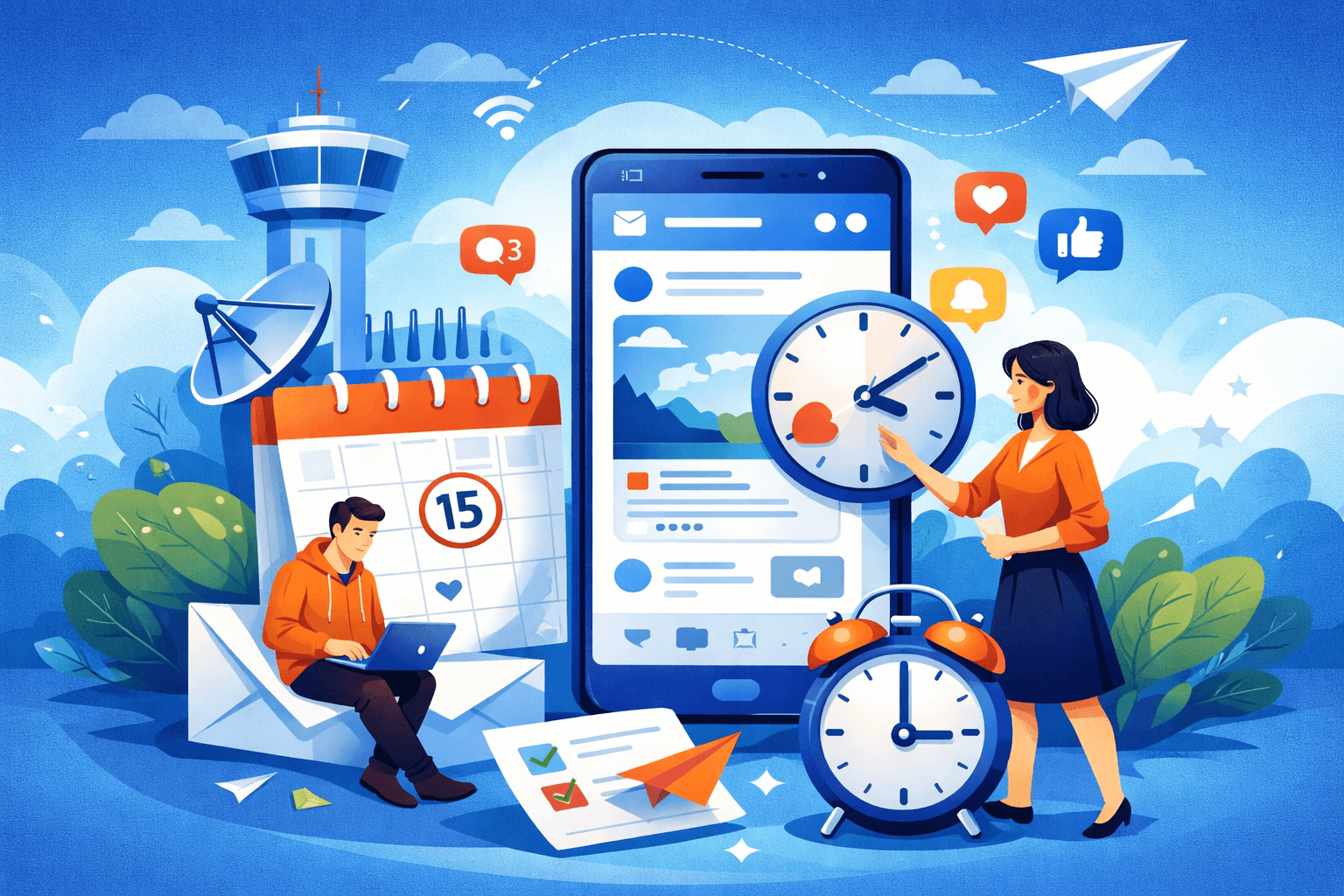 Как использовать отложенные публикации в МАКС для умной коммуникации